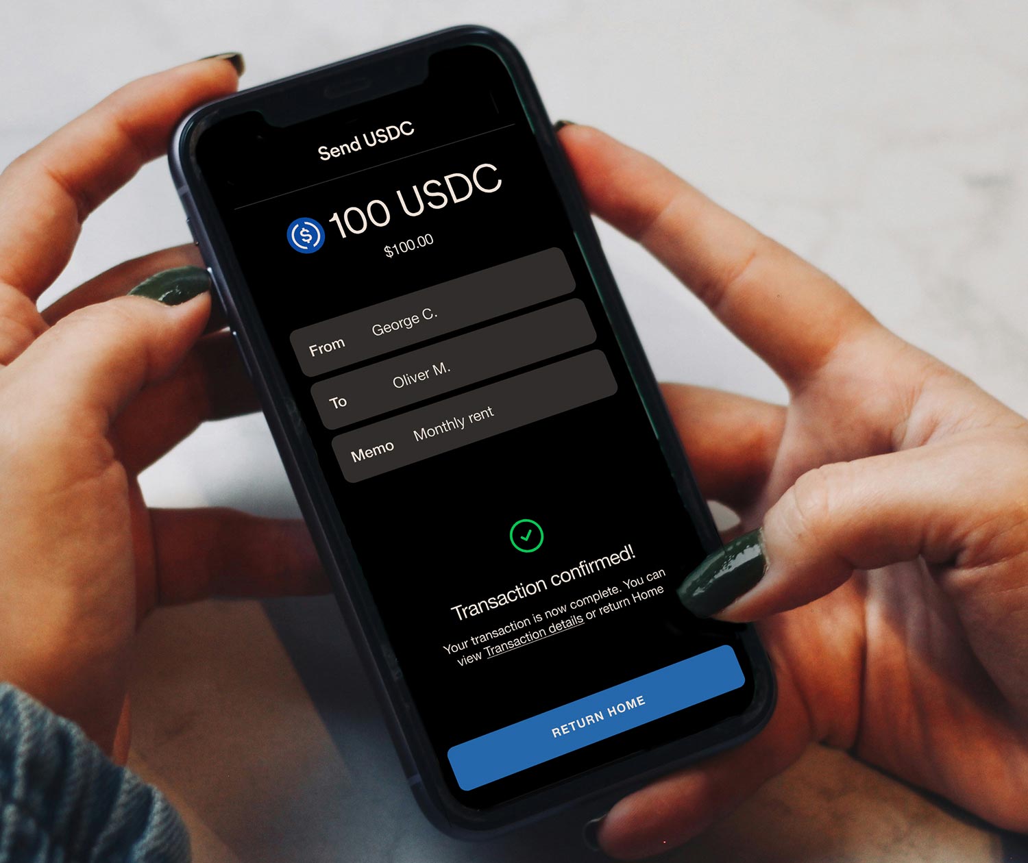Rent With USDC in